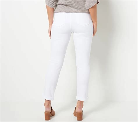 white nydj jeans|nydj sheri ankle length jeans.